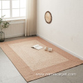 Brown design Polypropylene indoor and outdoor woven rug